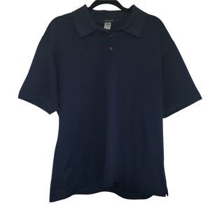 Rivers End Mens shirt Polo Collared Navy XL A1.15